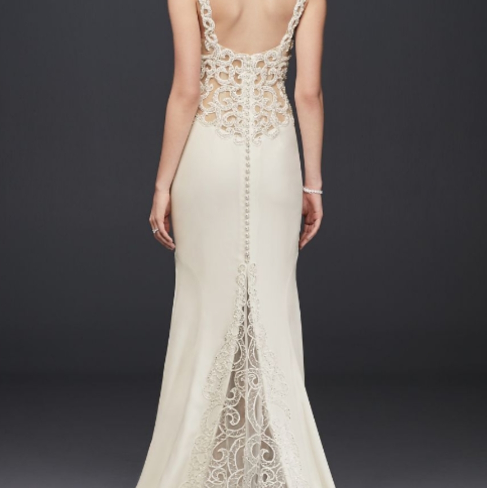 Wedding dress David's bridal size 8-10